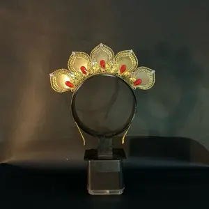 ￼( bando style 15 ) Mahkota/bando/sunting/tiara/aksesoris/hiasan/rambut/kepala/gold/silver/elegan/tari/karnaval/festival/wedding/pernikahan/kostum/glamor/simpel/sederhana/adat/tradisional