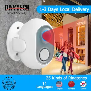 Daytech Selamat Datang Sensor Gerak Otomatis Bel Sensor Pintu Masuk Toko Alarm Rumah Anti Maling W06
