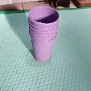 PAKET HEMAT isi 12 Pcs Gelas Minum Pastel Gelombang