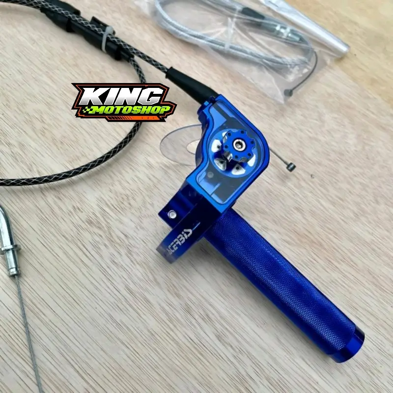 Gas Spontan Acerbis V1 V2 Full CNC Kabel Cabang Karbon PnP Rx King Ninja Satria FizR Force Tnggal Pasang Motorcycle 4