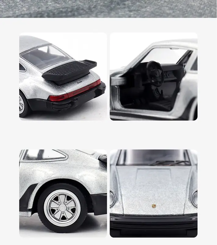 Mô Hình Xe Đúc Khuôn Cổ Điển Mini, RMZ CiTY, Porsche 911 Turbo 1978, Chất Liệu Kim Loại Hợp Kim Đúc Khuôn, Kích Thước Thu Nhỏ, Quà Tặng Bộ Sưu Tập Lùi, Thích Hợp Cho Bé Trai Và Trẻ Em, Tỷ Lệ 1: 36 1