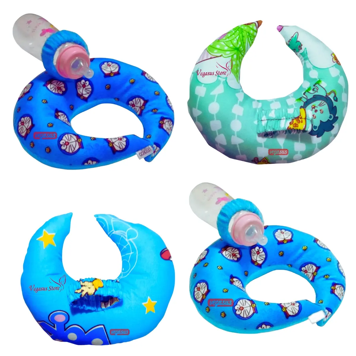 Bantal dot bayi/Bantal penyangga dot susu bayi Karakter Lucu Ukuran 20x22cm Newborn Menyusui Ibu