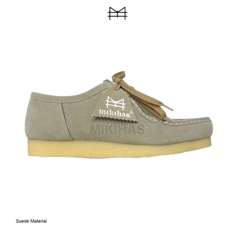 Sepatu Pria Kasual Mikihas Rhetops Sneakers Kulit Suede Ringan Chungky - Shoes, Casual boots suede sol Karet Rubber Ringan combat boots 4