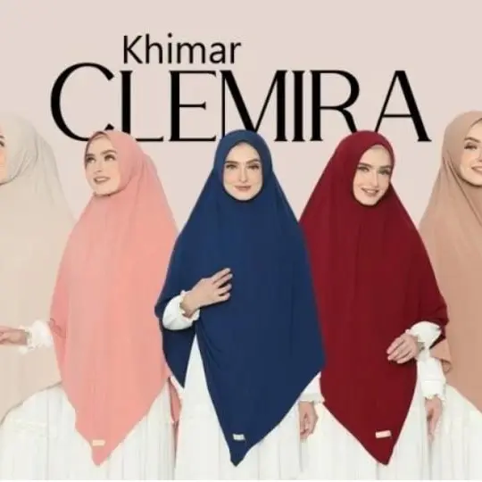 KHIMAR JUMBO CLEMIRA XL JILBAB SIMPLE BY VALENSHAQUEEN