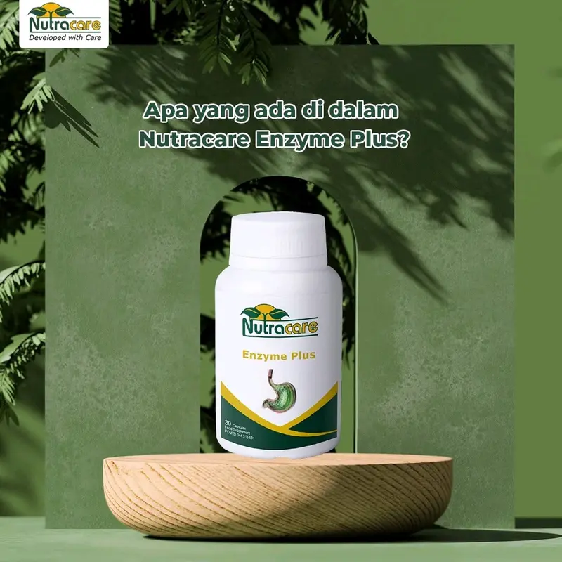 Nutracare Enzyme Plus isi 60 kapsul Bantu atasi pencernaan Lambung 4