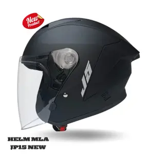 {PROMO LIVE DUNIA HELM} Mla Helm JP15 New untuk Pria dan Wanita - Model Terbaru Cocok untuk Sanmory SNI Motorcycle