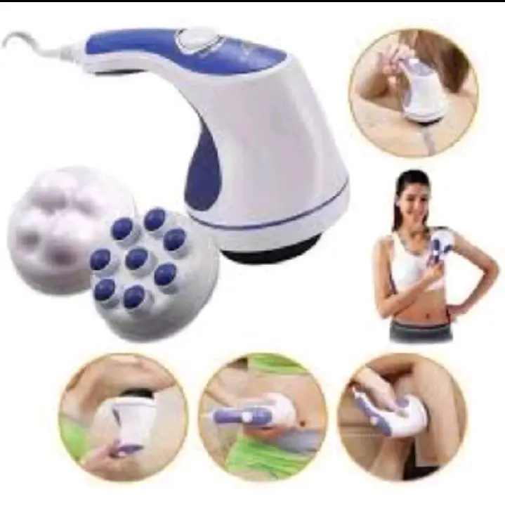 Relax & Spin Tone alat pijat pelangsing elektrik untuk lengan paha bokong punggung perut betis Therapy Terapi 2