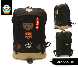 TAS ADVENTURE SKATERS XJ021 HITAM YC007 HITAM ALAS KREM