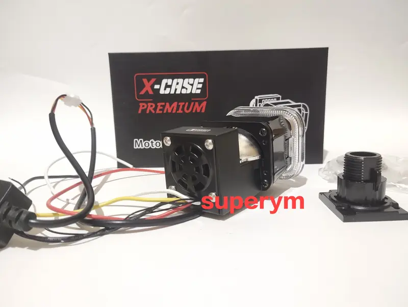 lampu utama Biled Mini 3 warna plus devil APP 1,5 INCH X1 x case original 2