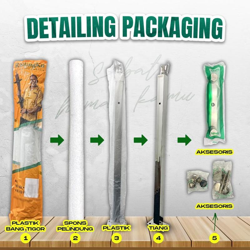 Railingku Aksesoris Railing Tutup Dinabol Stainless SUS 304 RK 1005 3