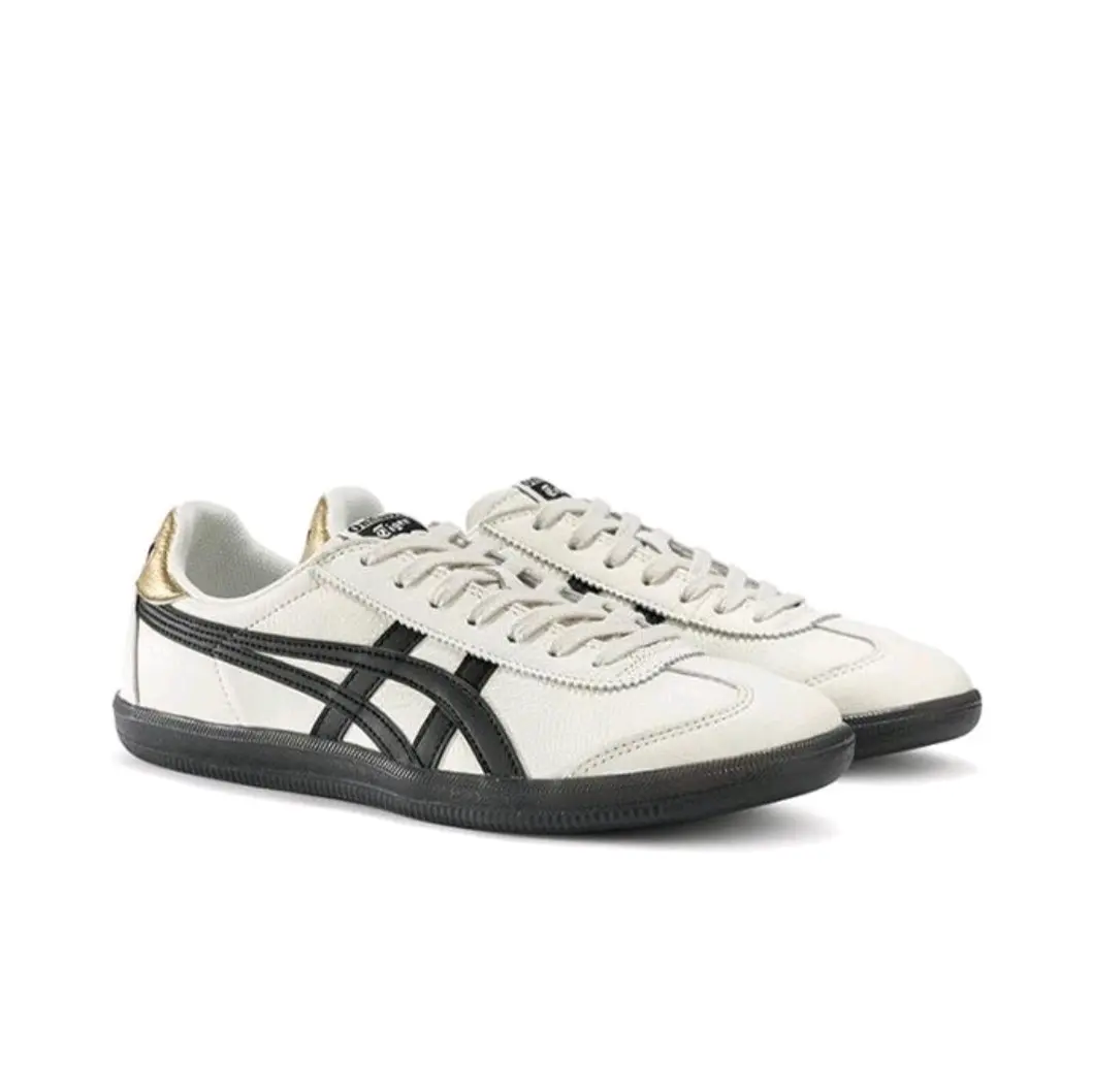 Sepatu Sneakers Ontska Tger Tokuten White Black Gold Pria-Wanita Shoes Casual