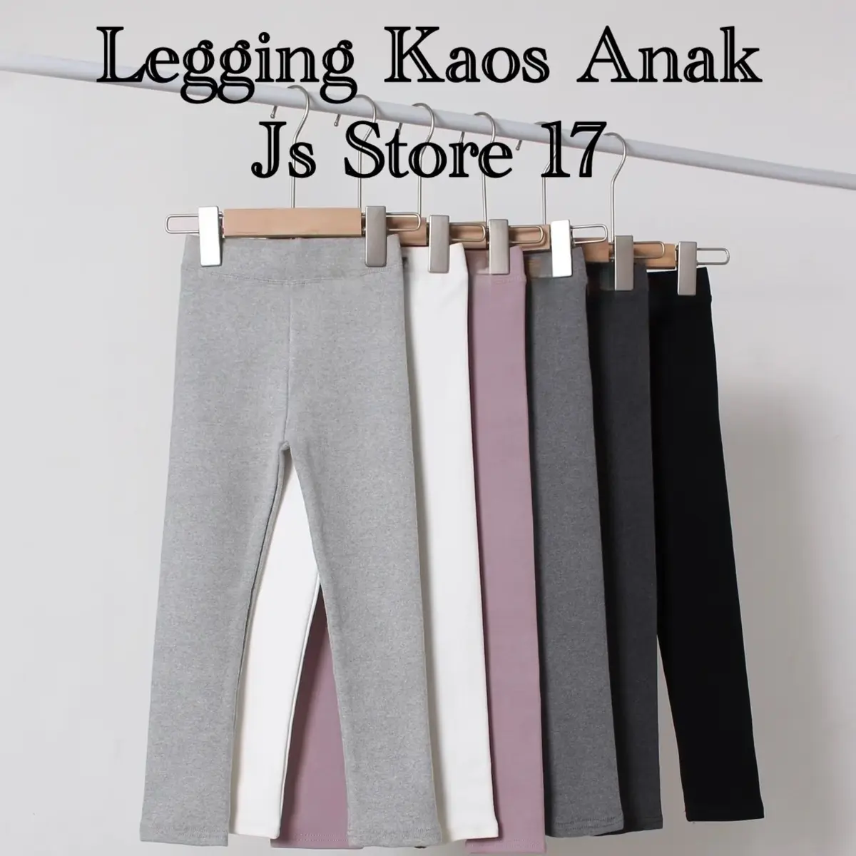 Celana Legging Anak Perempuan Bahan Soft Kaos Rayon S - XXL Usia 2-13 Tahun