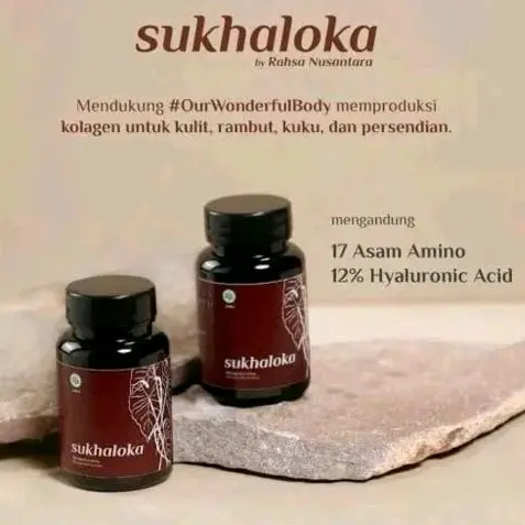 Sukhaloka Collagen Booster Suplemen Pemutih Badan Asli Bpom SH