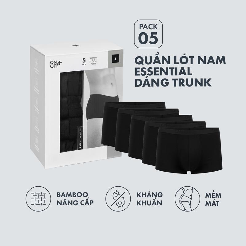 Hộp quần lót nam Bamboo Plus+ mềm mại êm ái và thoáng khí vượt trội - ONOFF 18UO25A490 18UO25A491 18UQ25A492 18UQ25A493