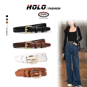HOLO Sabuk Wanita Pinggang Kulit PU Sabuk Skena Style Belt Wanita Retro Korean Style Fashion