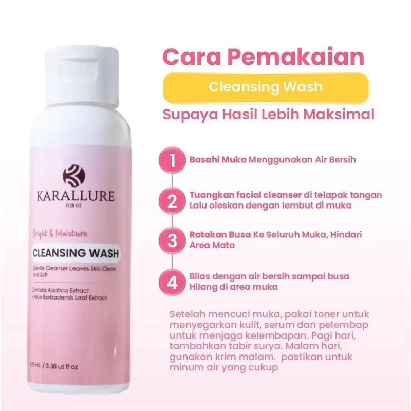 Karallure cleanaing wash whitening 2