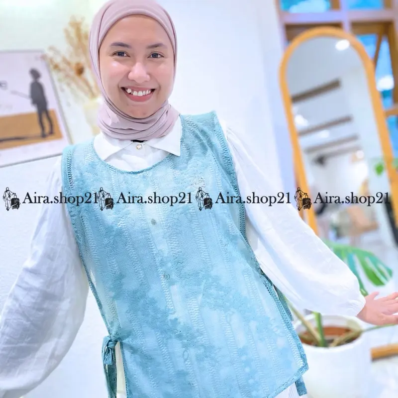 VEST BRUKAT TALI/LACE ROMPI BRUKAT WANITA/Outher wanita Atasan Outer 1