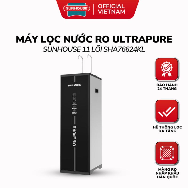 Máy Lọc Nước RO UltraPURE SUNHOUSE 11 LÕI SHA76624KL