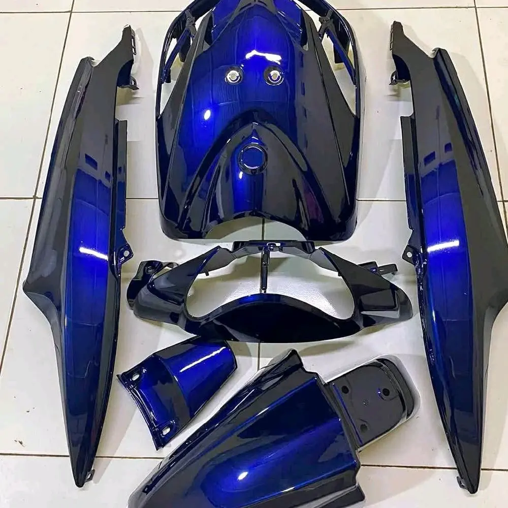 Cover full body halus yamaha mio smile monlight blue Motorcycle