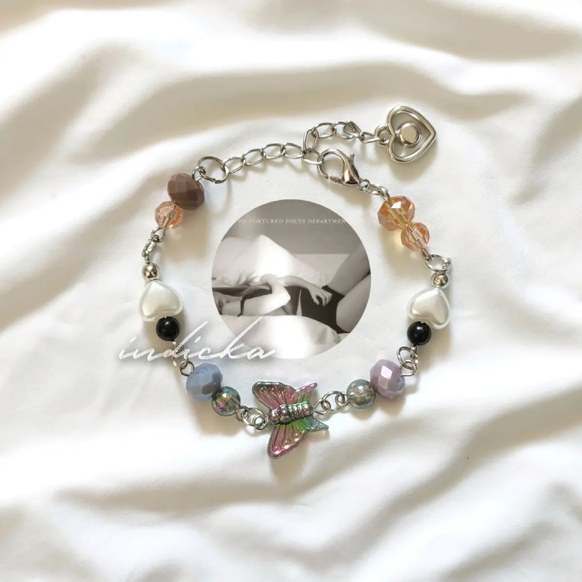 Gelang Taylor Swift Inspired Friendship Bracelet Beads Bracelets Manik Aesthetic Rantai Chains Estetik Perempuan (+NEW WITH TTPD) Plastik Gift