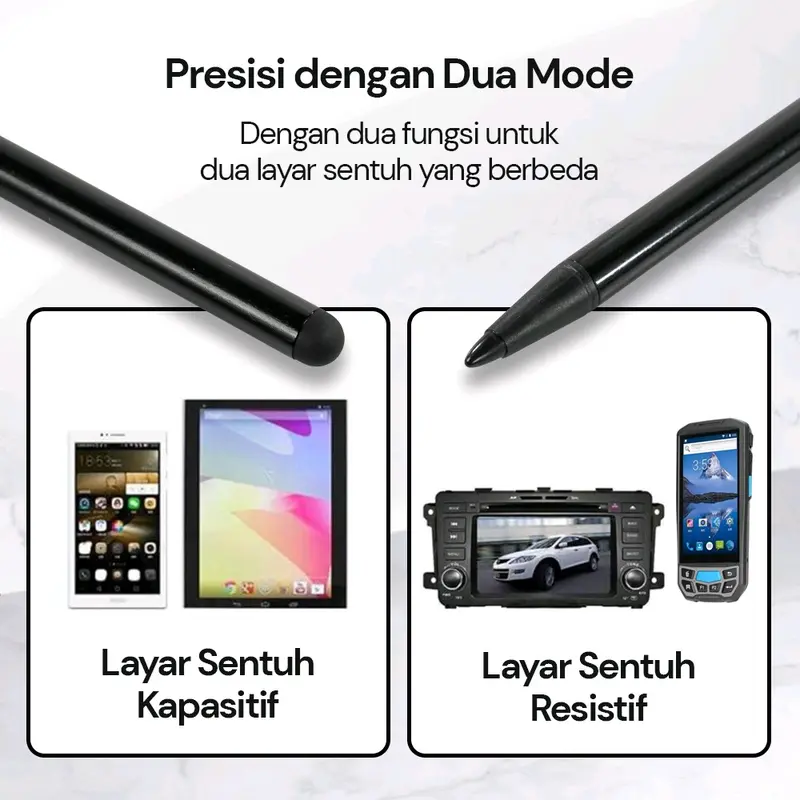 Stylus Pen Tablet Capacitive and Resistive Universal 2 in 1 - TD0213 2