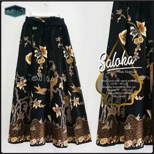 ROK BATIK SELING SALOKA / ROK PAYUNG KAIN KATUN MOTIF BATIK