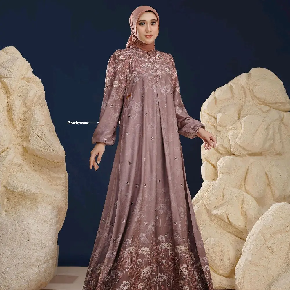 Shaleena Dress by Nadheera Luxury.gamis dress bahan rayon premium super adem dan nyaman di pakai cocok untuk outfit kondangan,hangout,maupun outfit daily. Muslim Remaja Lebaran Dewasa Syari Mewah