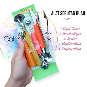 ( 1 SET ) Paket Banded Alat Serutan Kerokan Pengupas Buah SOP Buah Kelapa Degan Agar-Agar Serbaguna Kitchenware