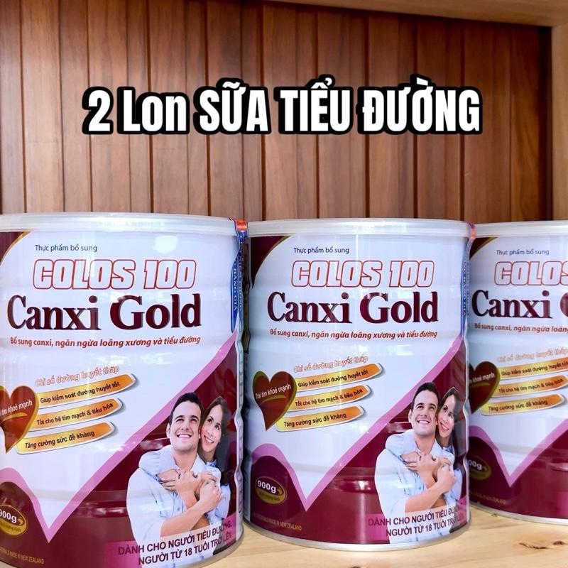2 Lon Date 2027 Sữa Tiểu đường Colos cho người cao tuổi 900g Kiểm soát đường huyết tăng cường tim mạch yensao