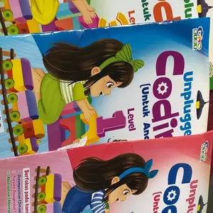 PAKET Buku Coding Anak TK PAUD – Bisa Belajar Tanpa Komputer (3 Buku) Edukasi