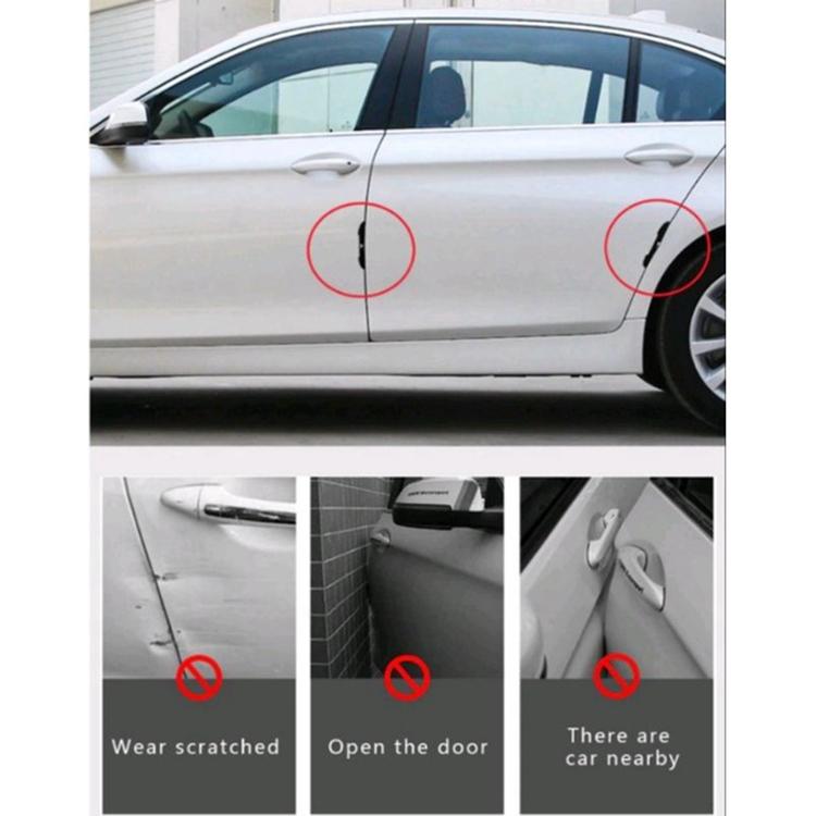 XYKJ 4PCS Strip Karet Pintu Pelindung Pintu Mobil Door Guard Stiker Mobil Protection Stiker Mobil 6