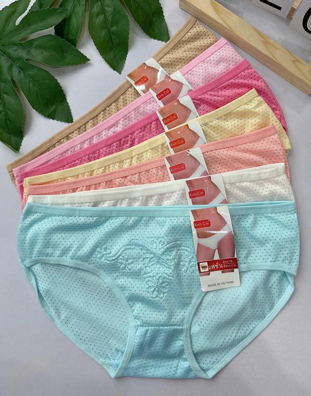 Giao Đủ Màu Combo 10 Quần Lót Thun Thông Hơi 35 - 55Kg - 3600