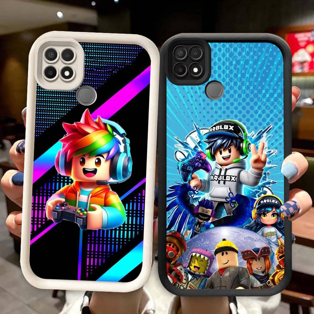 KD-15 Roblox Boy Luxury Casing untuk Realme C21Y C25Y C25S C25 C15 C12 14T 14 C21 Narzo 20 30A