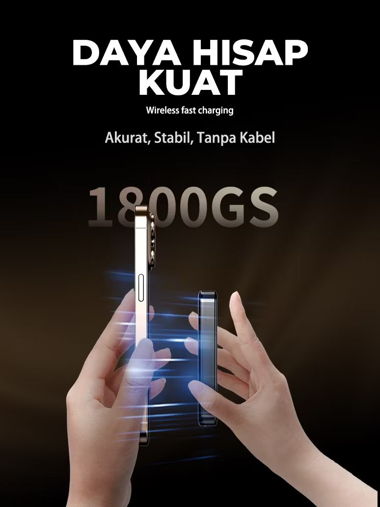 Powerbank Magsafe Mini 20000mAh Magnetic Wireless Charging 20W PD Fast Charge Bodi Logam Tipis Pocket Size Kecil dan Lebih Portabel Powerbank Magsafe Mini 20000mAh Magnetic Wireless Charging 20W PD Fast Charge Bodi Logam Tipis Pocket Size Kecil dan Lebih Portabel