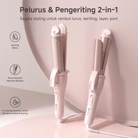 Gambar 【Tokopedia Exclusive】Simplus Catokan 2-in-1 Pelurus Pengeriting 30mm Panel Keramik untuk Rambut Lembab dan Kering JFBA012 dari Simplus Kab. Tangerang 3 Tokopedia