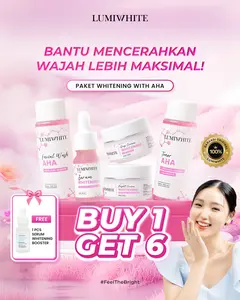 LUMIWHITE - Paket WHITENING Series Lengkap(FREE 1 WHITENINGBOOSTER)