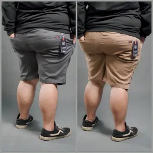 PAKET HEMAT - Celana pendek chino bigsize jumbo 39-50 ( BELI 1 GRATIS 1 ) Pria Nyaman Shorts Katun Santai Distro Surfing Stretch