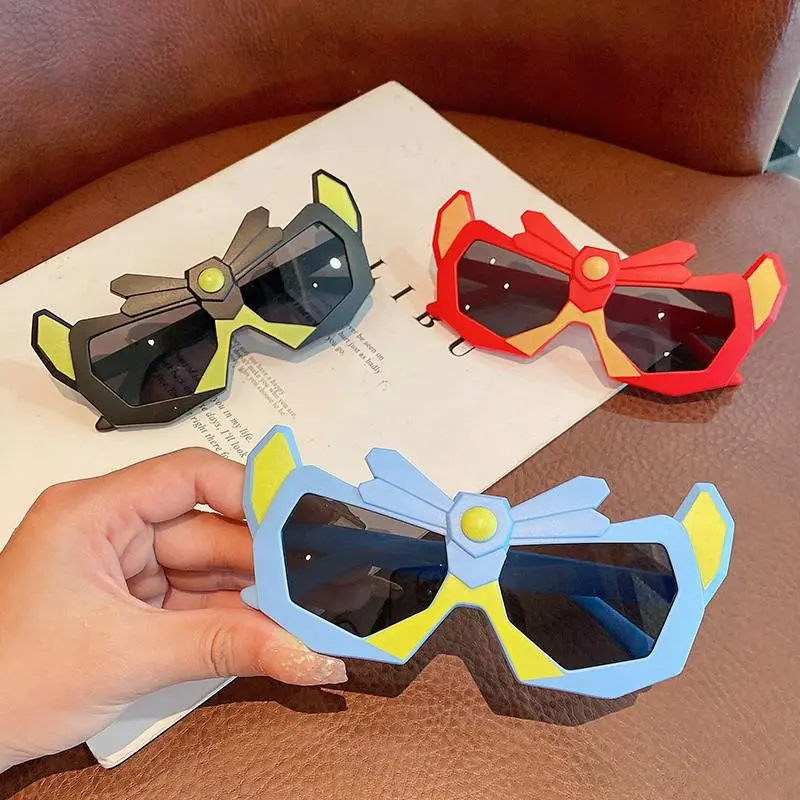 Children's Sunglasses Polygonal Cartoon Boys' Sunglasses for Touring Party 2