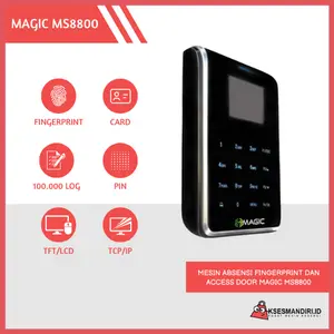 MAGIC MS8800 Mesin Absensi Fingerprint Dan Access Door