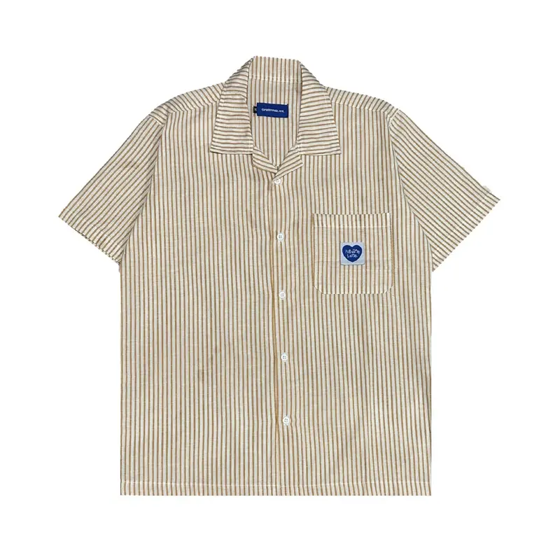 Puddinglane Kemeja Pendek Shirt Stripe Emillie 2