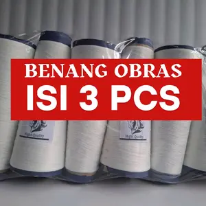 Benang Obras Polyester isi 3 pcs / Benang Obras Murah