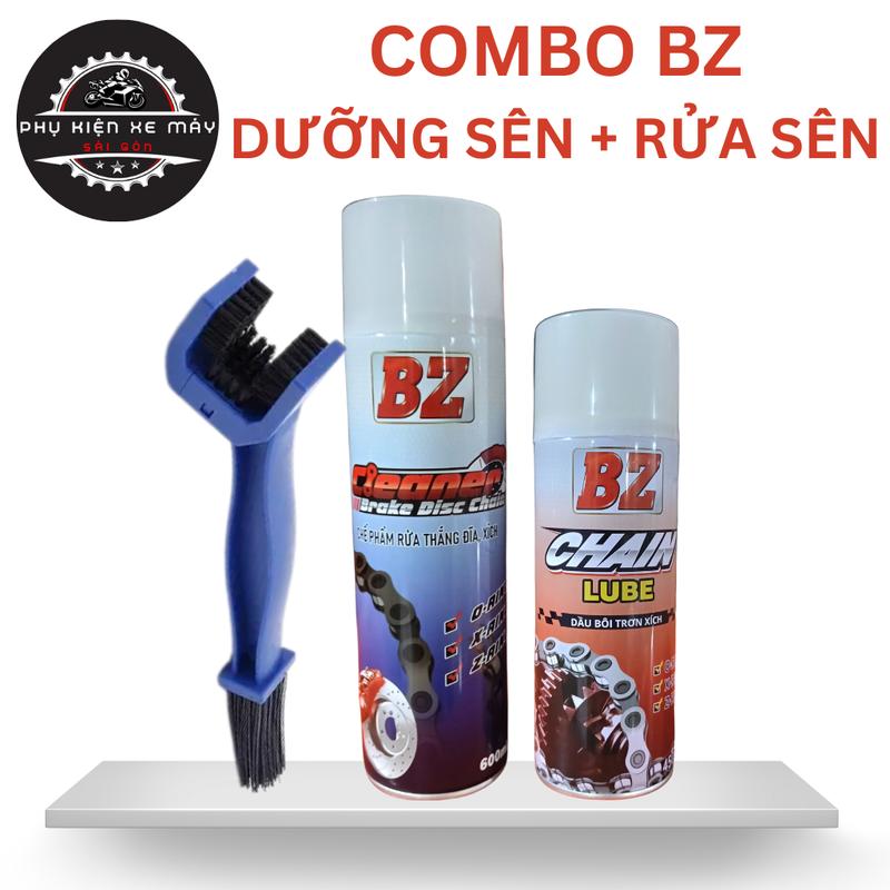 Chai Xịt Rửa Sên BZ 600ml + Chai Xịt Dưỡng Sên BZ 450ml