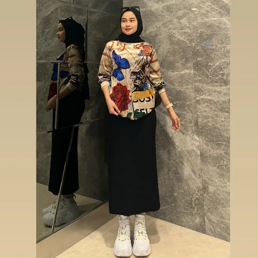 Bludru velvet premium cantik LD 120cm PJG 68cm