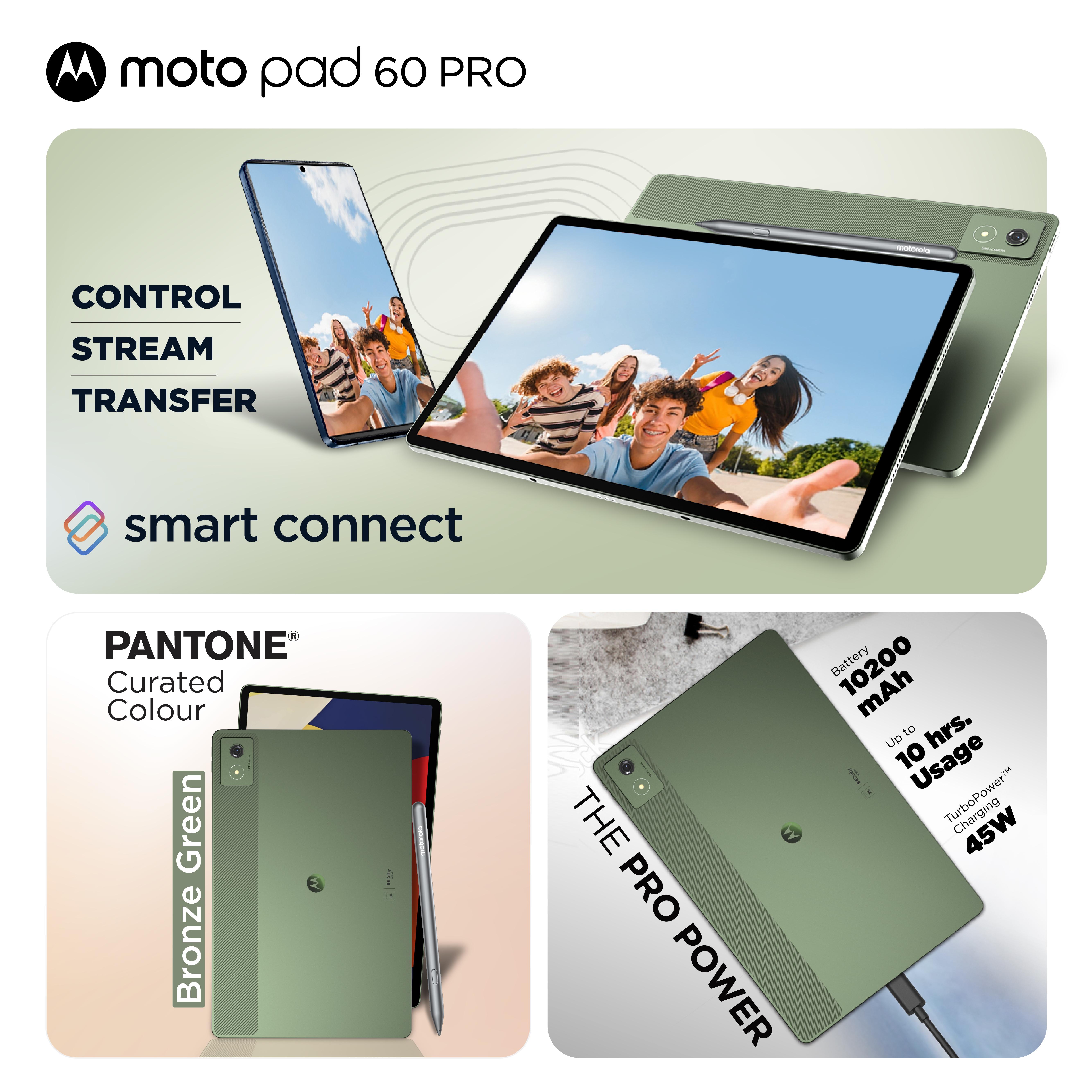 [Exclusive Baim Wong] Motopad 60 Pro - 8GB/256GB - Dimensity 8300 - 12.7 inch - 3K 400nits 144Hz - JBL with Dolby Atmos - 10200mAh - With Moto Pen Pro