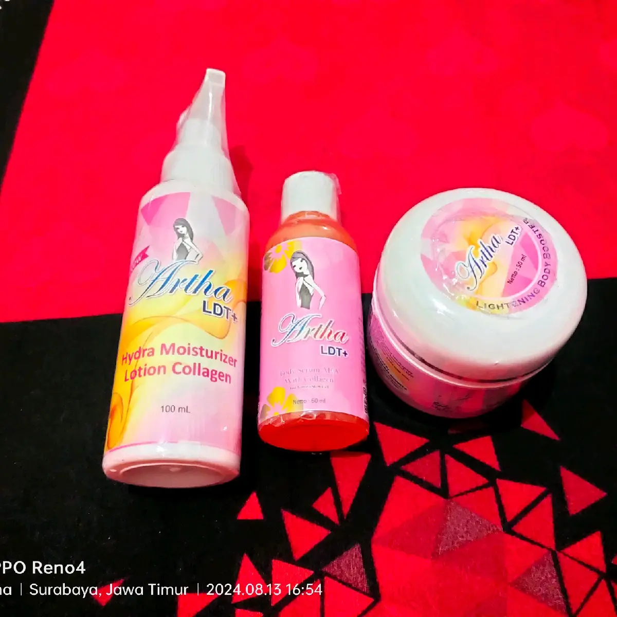 artha paket glow up serum pemula