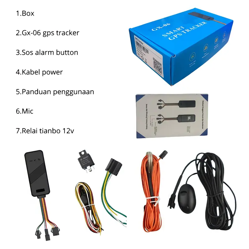 GPS Tracker Mobil GX-06 Original Garansi 1 Tahun New Bok Biru 1