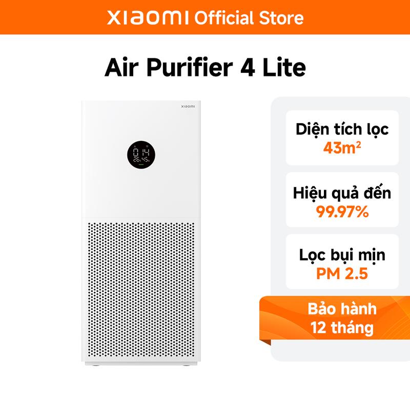 【LIVE Máy Lọc Không Khí Xiaomi Smart Air Purifier 4 Lite Bản Quốc Tế - Lọc Bụi Mịn Làm Sạch Không Khí - Bảo Hành Chính Hãng 12 Tháng