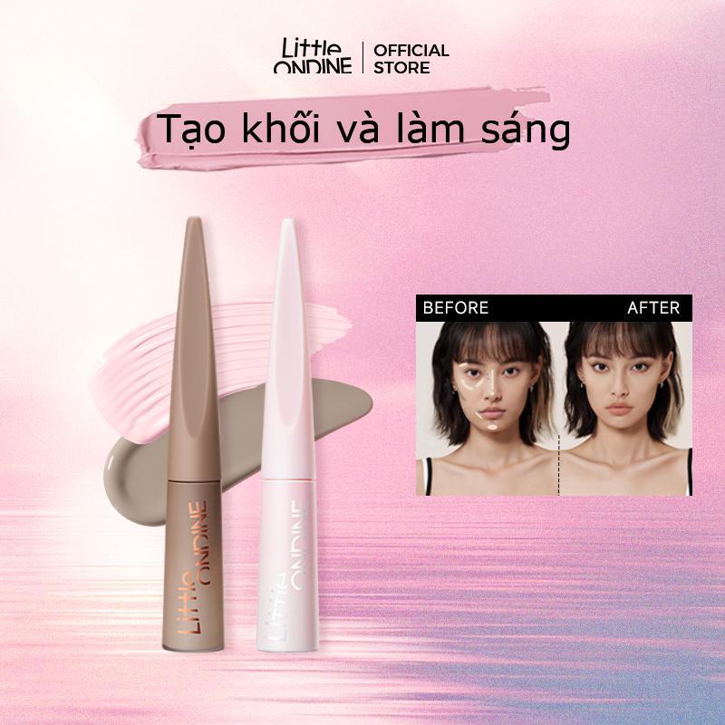 Kem Highlight dạng lỏng Little Ondine tạo khối, bắt sáng, má hồng