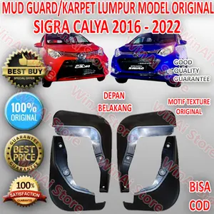 Mudguard/Karpet Lumpur/Spatbor/Spakbor Toyota calya & Daihatsu Sigra 2016 2017 2018 2019 2020 2021 2022 2023 2024 model original