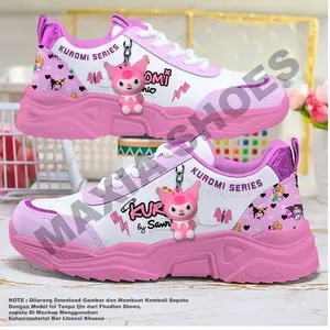 Kuromi Sepatu anak Perempuan - sepatu sekolah anak perempuan PAUD TK SD Murah